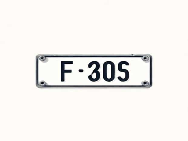 License Plate Mounting Hardware