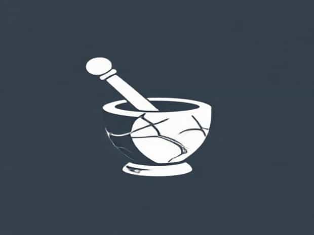 Marble Mortar And Pestle