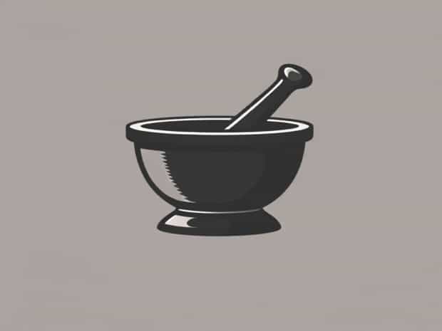 Cast Iron Mortar And Pestle
