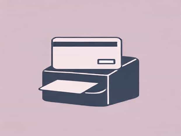 Credit Card Imprinter Machine