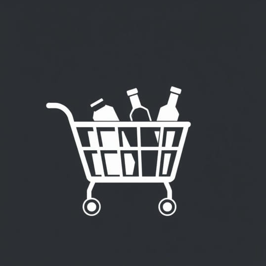 Draw Dustcart Taking Back Bottles