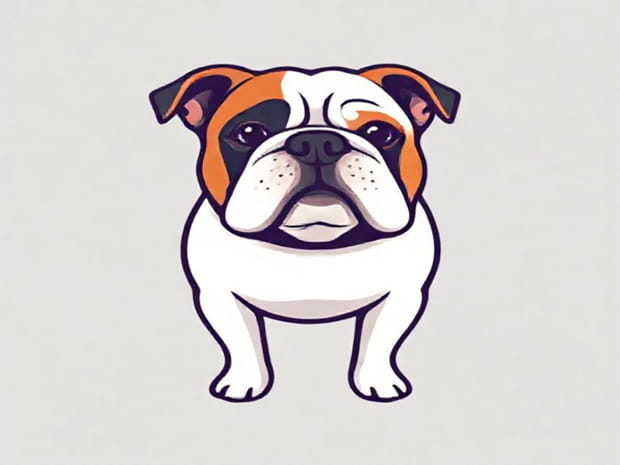 English Bulldog Patchy Hair Loss