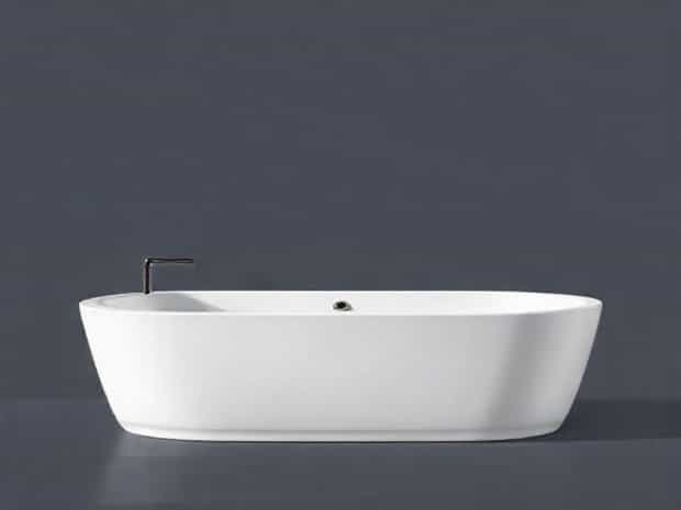 Freestanding Jetted Tub With Heater