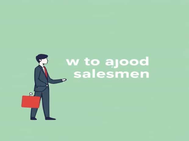 How To Be A Good Salesman