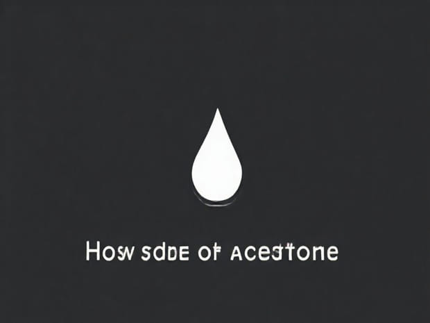 How To Dispose Of Acetone