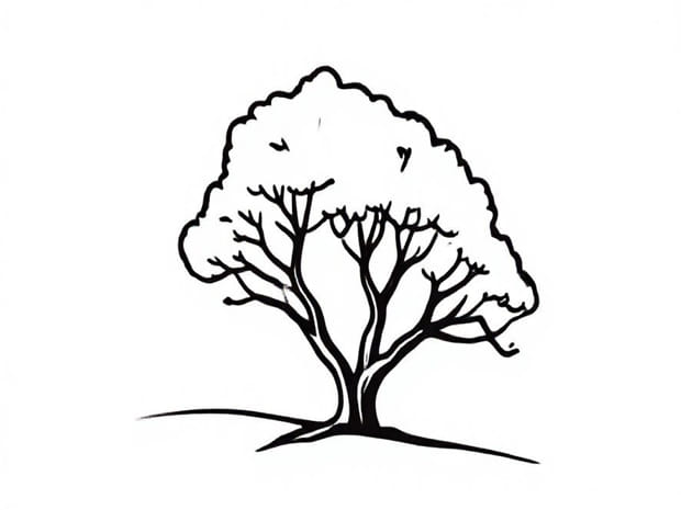 How To Draw A Treeline