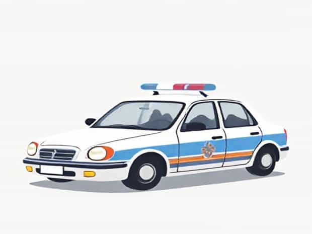 Jam Butty Police Car