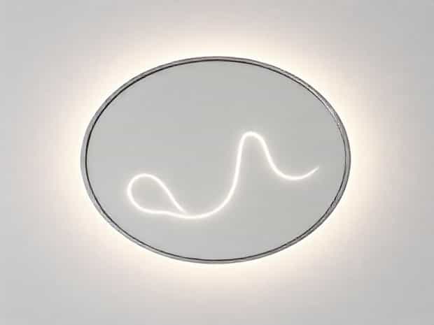 Light Up Squiggly Mirror