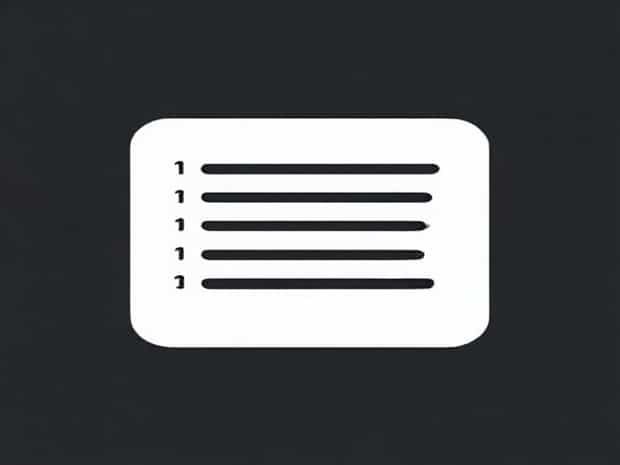 Markdown Nested Numbered List