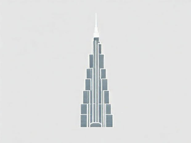 Burj Khalifa To Bur Dubai Distance