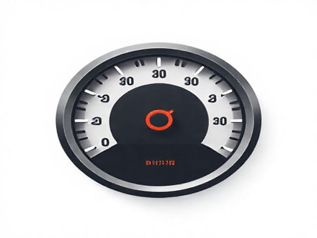 Car Temperature Gauge Over Halfway