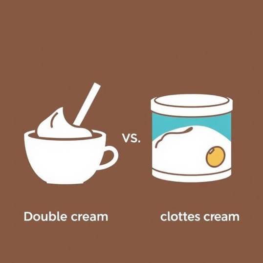 Double Cream Vs Clotted Cream