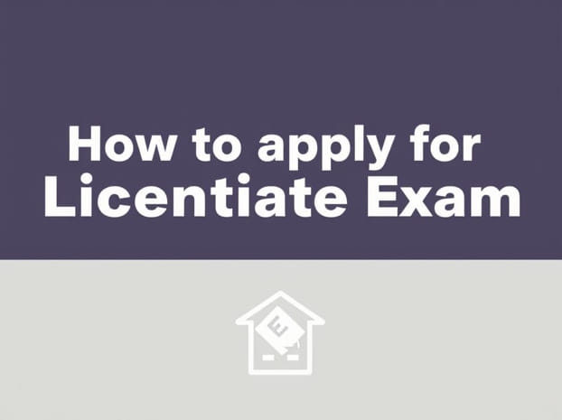 How To Apply For Licentiate Exam 2024