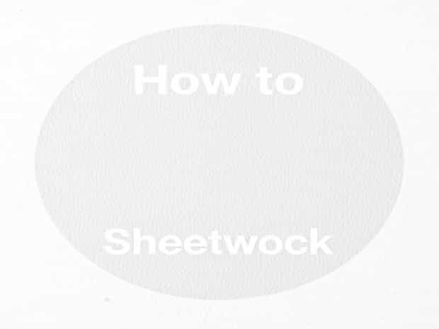 How To Repair Sheetrock