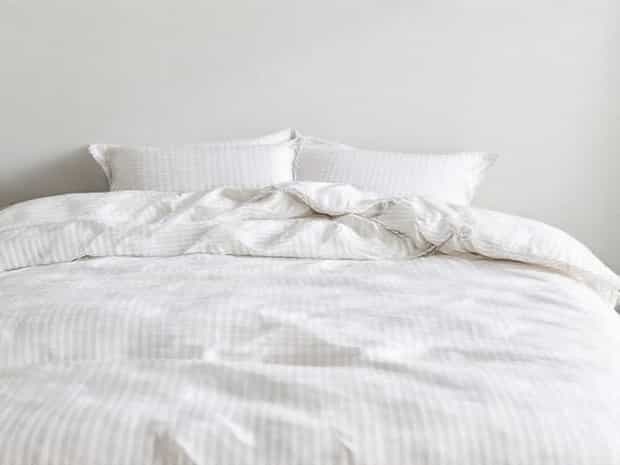 King Size Seersucker Duvet Set