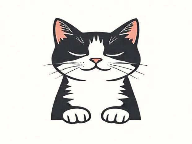 Cat Bobbing Head To Music
