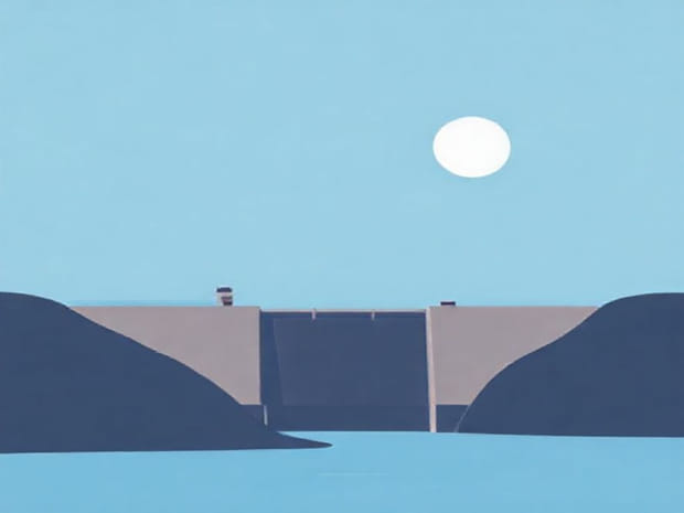 Central Core Eastward Dam