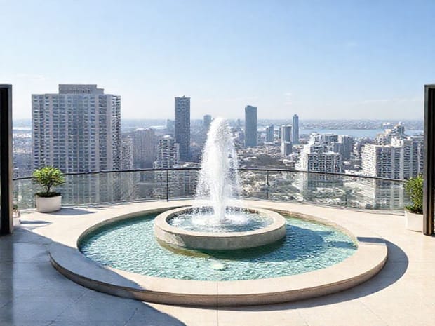 Cosmopolitan Wraparound Terrace Suite Fountain View