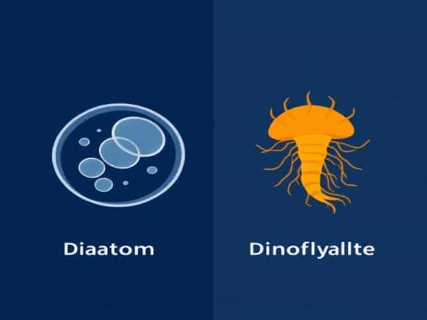 Difference Between Diatom And Dinoflagellate