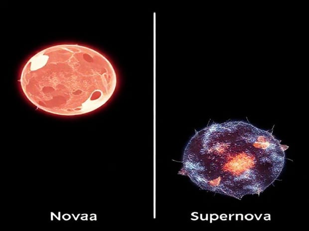 Difference Between Nova And Supernova