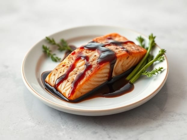 Easy Balsamic Glazed Salmon
