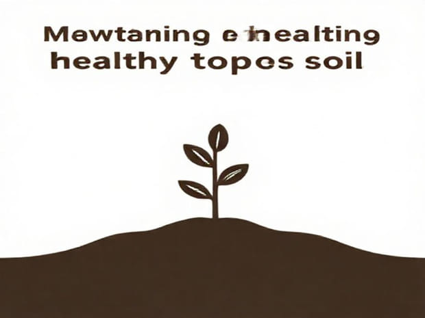 Explain The Importance Of Maintaining Healthy Topsoil