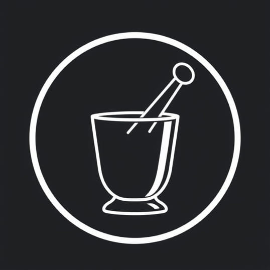 Glass Mortar And Pestle