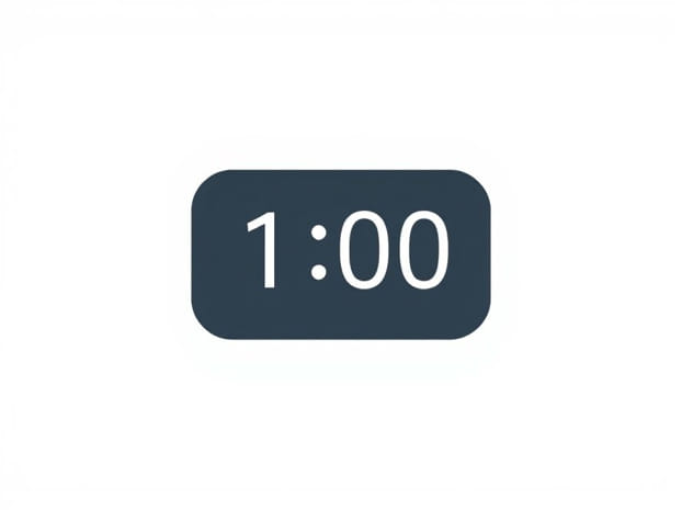 Google Timer 1 Minute