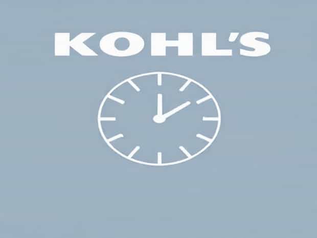 Hours For Kohl'S Today