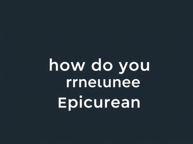 How Do You Pronounce Epicurean