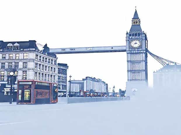 Just Touched Down In London Town