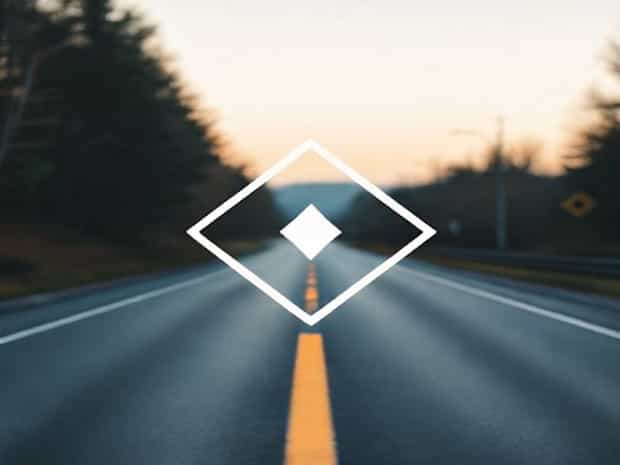 Kind Of Lane Marked With A Diamond