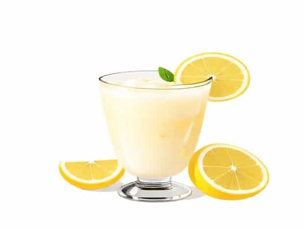 Lemon Sago With Coconut Milk