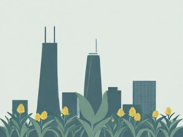 Corn Cob Buildings Chicago