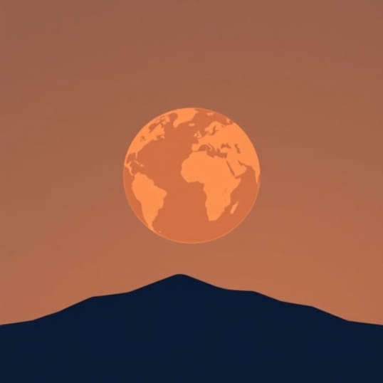 Earth Below Us Floating Weightless