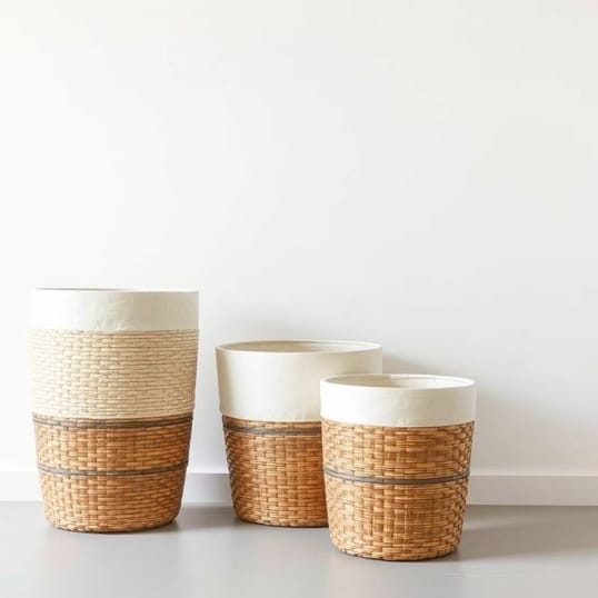 Extra Large Lidded Storage Baskets