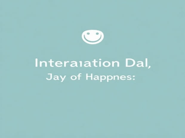 International Day Of Happiness