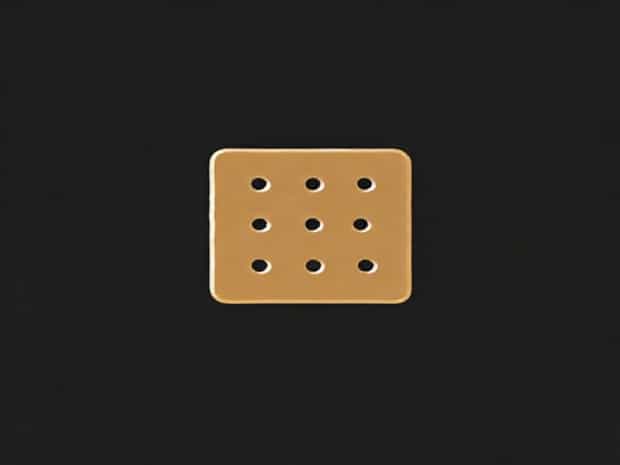 Jan Propped Up A Graham Cracker