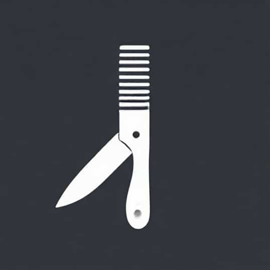 Knife Disguised As A Comb