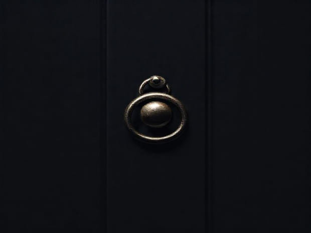 Door Knocker Drop Earrings