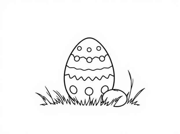Easter Egg Coloring Pages