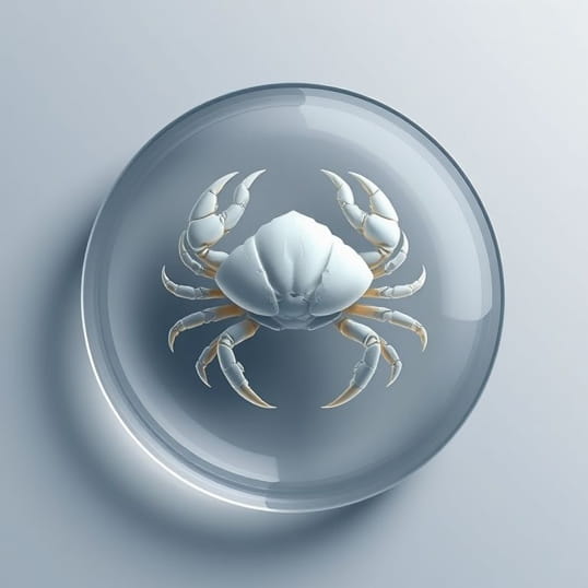 Glass Hermit Crab Shell