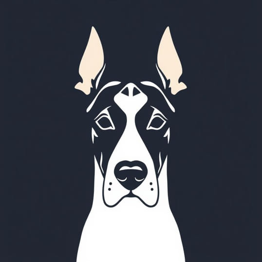 Great Dane Cropped Ears