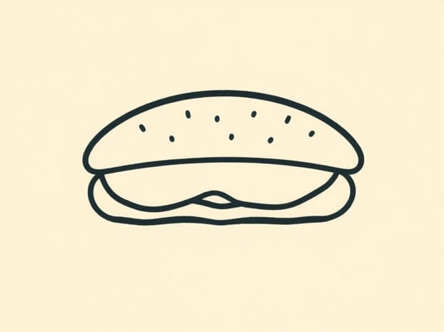 Greggs Fish Finger Butty