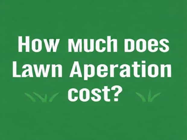How Much Does Lawn Aeration Cost