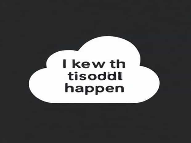 I Knew This Would Happen