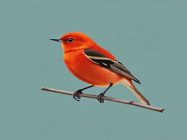 Juvenile Male Scarlet Tanager