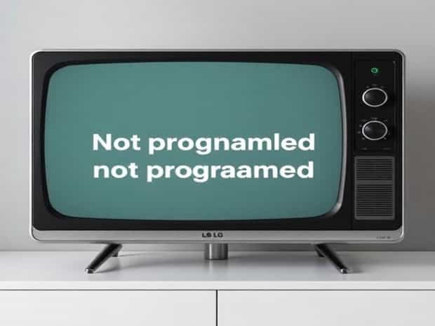 Lg Tv Saying Not Programmed