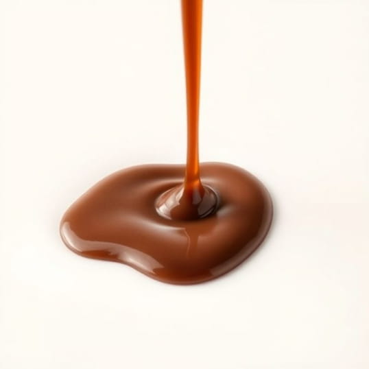 Chocolate Syrup Is Dissolved In Milk