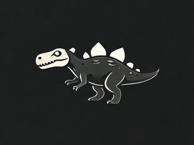 Dinosaur With Knobbly Head